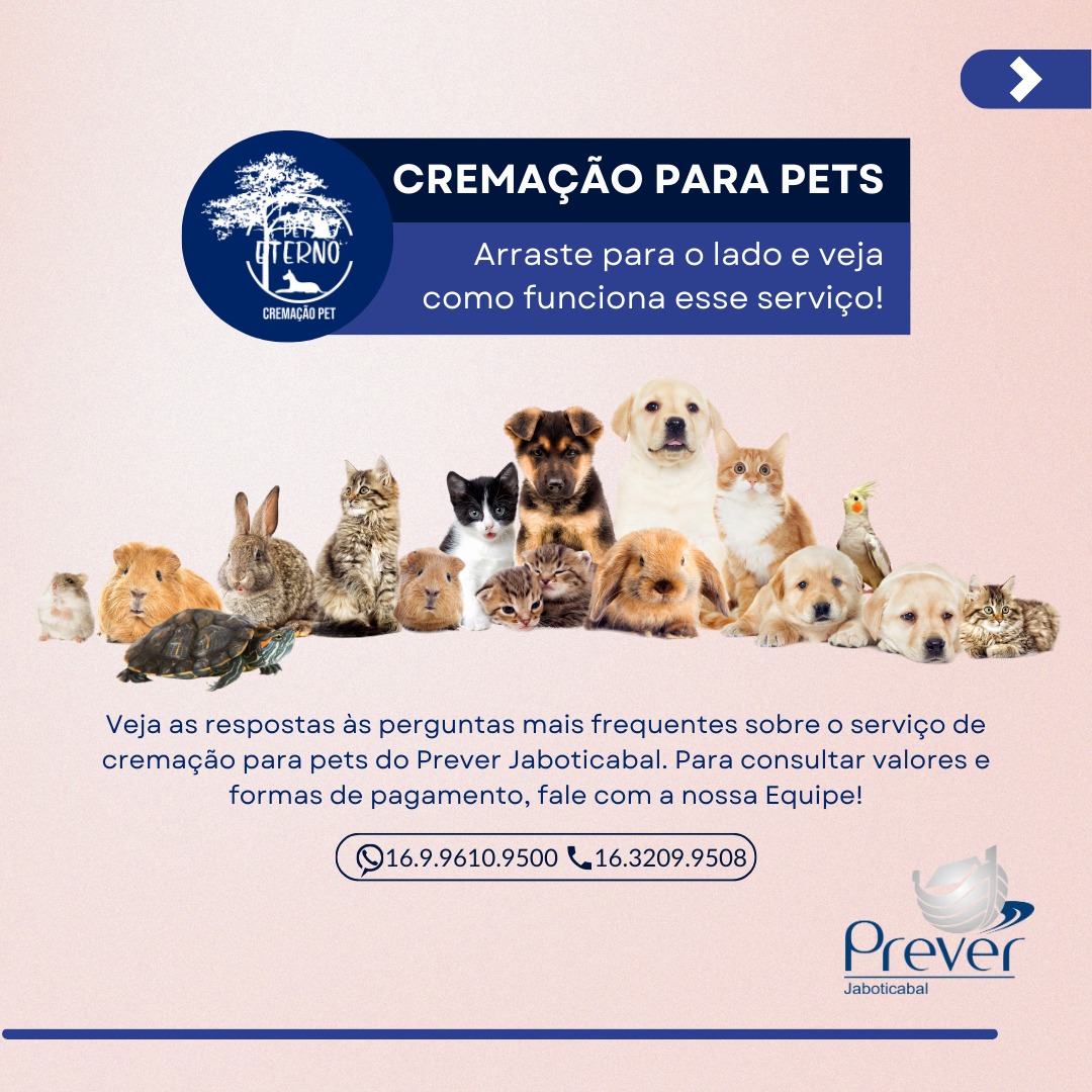 Cremação para pets em Jaboticabal! 
