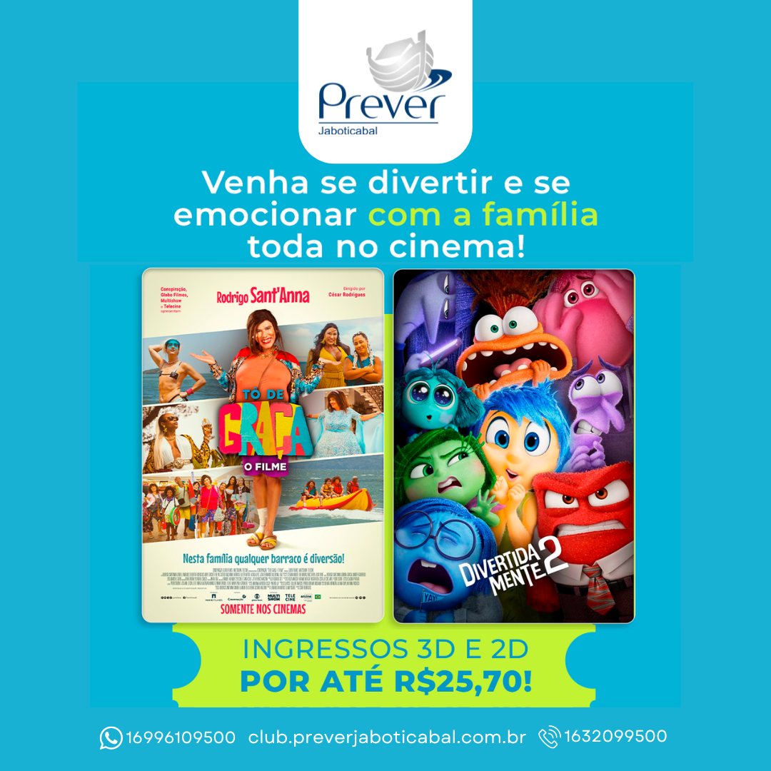 Desconto ao Cinema!