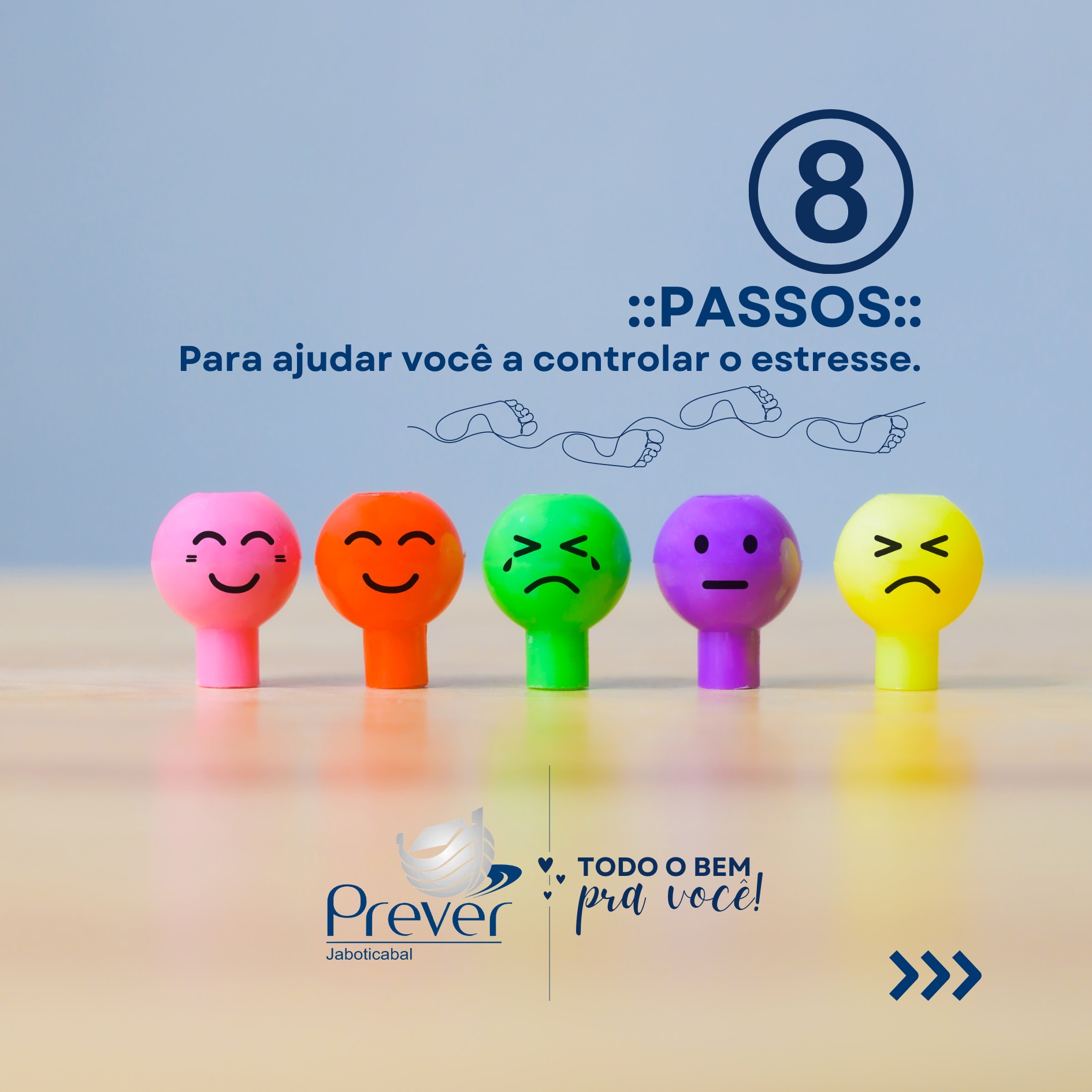 8 passos importantes para controlar melhor o estresse.