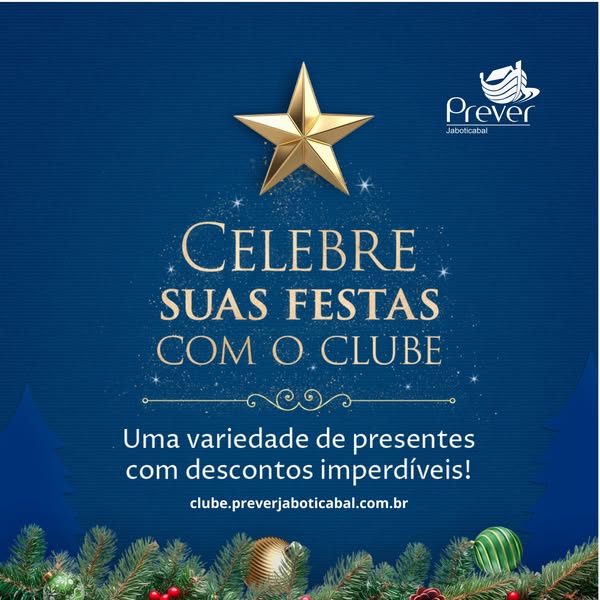 Descontos de Natal no Clube de Vantagens