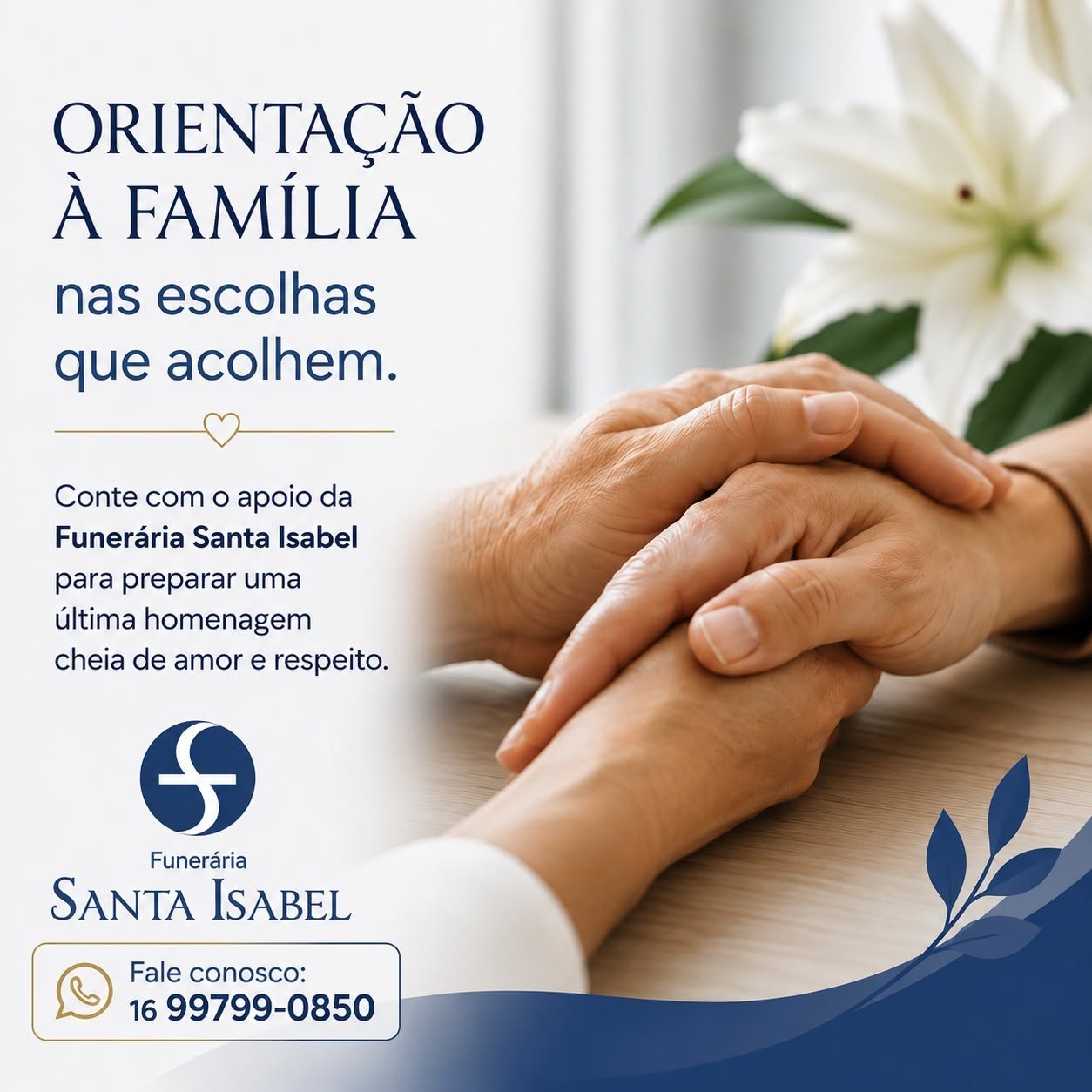 [FUNERÁRIA SANTA ISABEL]  Hoje compartilhamos mais do que um serviço.