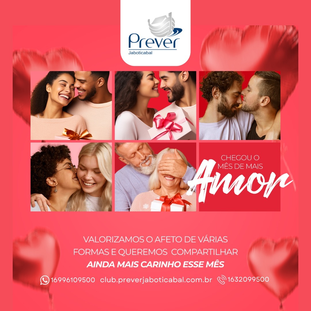 Chegou o mês de mais amor!